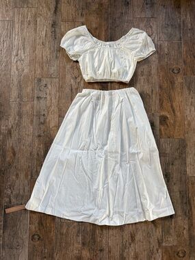 Reformation linen two piece set
